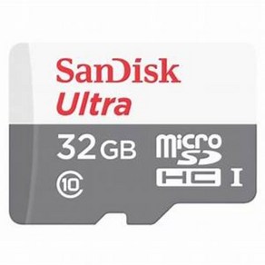 샌디스크 MicoSDHC 울트라 32GB 100MB/s Class10 QUNR CS, 1개