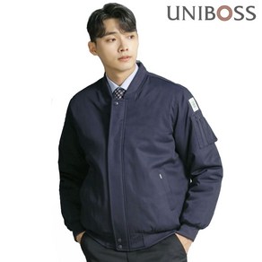 유니보스 추동 점퍼 안전제일 패딩 UBS-1701 네이비 S~4XL 가을 겨울 남성 여성 사무 근무 작업 복 수원, 04_추동점퍼 UBS-1701_네이비_XL, 1개