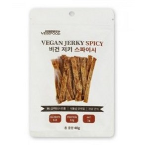 [상온] 비건저키스파이시 (채식육포), 50g, 3개