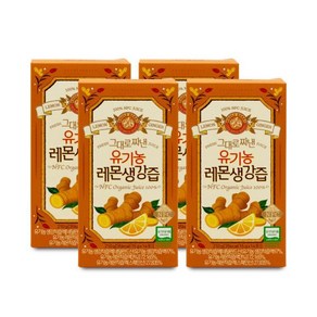 홀베리 그대로 짜낸 레몬생강즙 15g x 14포 X 4박스 I, 4개