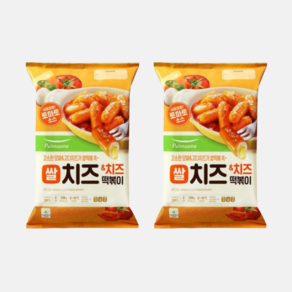 풀무원 쌀 치즈 앤 치즈 떡볶이 2인분 398g X 2개