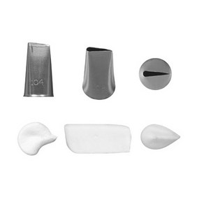 깍지 104번 (장미 꽃잎깍지 12.5mm), 단품, 1개