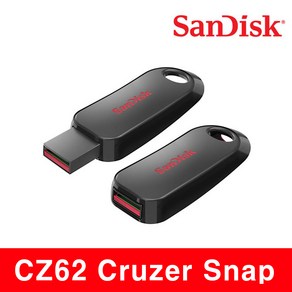 샌디스크 크루저 스냅 USB 플레시 드라이브 SDCZ62, 128GB