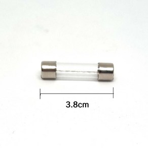 30A 유리관휴즈(대) 3.8cm 38mm 퓨즈 FUSE 5개세트, 5개