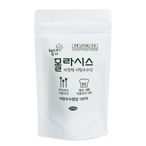 [쉐프의슈가]몰라시스 비정제사탕수수당 모리셔스사탕수수당 풍미 가득한 달콤한 당, 3개, 100g