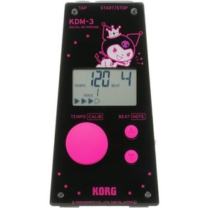 코르그 KORG KDM-3 디지털 메트로놈 쿠로미 에디션, 1개, FREE