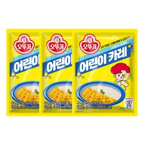 오뚜기 어린이카레, 80g, 3개