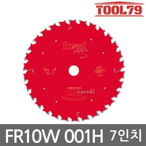 프레우드 FR10W001H 원형톱날 182mm 30날 목재 켜기 원목, 1개