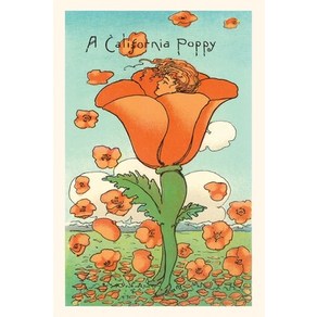 (영문도서) The Vintage Jounal Illustation of Califonia Poppy Peson Papeback, Found Image Pess, English, 9781648116834