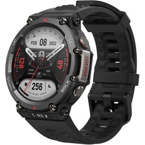 Amazfit TRex 2 남성용 스마트 워치 24일 배터리 수명 듀얼 밴드 6 위성 위치 확인 초저온 작동 견고한 실외 GPS 밀리터리 실시간 내비게이션 블랙