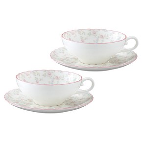 (일본직수입)Noritake tea cup pair set cuty rose