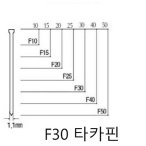 콜라보 소형타카F-32에어타카 에어콤프용F-30, F10(1갑/5000), 1개