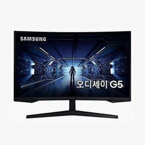 삼성전자 80cm QHD 오디세이 G5 게이밍 모니터, 68.4cm, LC27G55TQBKXKR