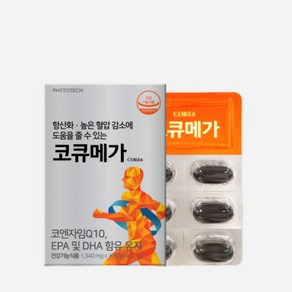 파이토테크 코큐메가 1340mg x 30캡슐 1박, 1개, 30정