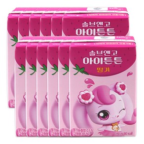 캐치티니핑 음료 솔브앤고 아이튼튼 딸기, 150ml, 12개