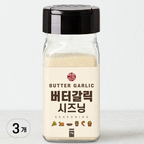 바른미각 버터갈릭 시즈닝, 3개, 70g