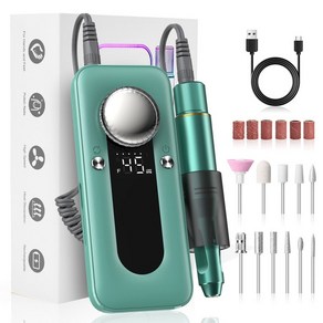 셀프젤네일제거 전기 네일 드릴 머신 Efile 키트 아크릴 젤 파일 45000RPM, 1개