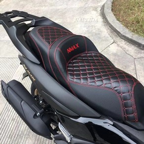 야마하 NMAX 125 엔맥스 155 튜닝 호환 시트 안장 쿠션 커스텀 푹신한, 레드안장, 1개
