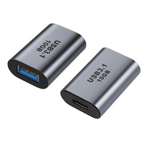 JA110 USB 3.1 C타입 F to A타입 F OTG 젠더 10Gbps, 1개