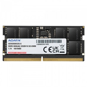 ADATA 노트북 DDR5-5600 CL46 서린 (16GB), 1