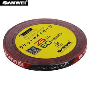 1cm * 25M SANWEI 탁구 라켓 가장자리 테이프 측면 보호대 원래 대상 국가 탁구 박쥐 보호 테이프 액세서리, 푸른