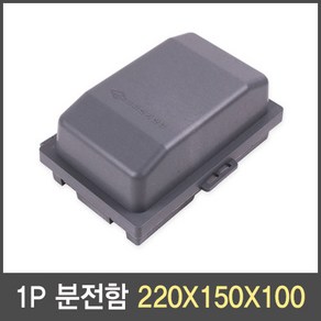 국산 1P 분전함 220X150X100 단자함 전기함 노출회로함 /미화, 1개