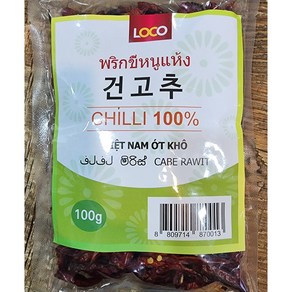 매운 베트남 건조고추 100g WORLDFOOD, 1개