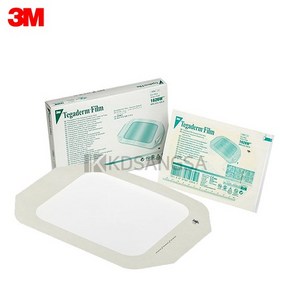 3M 테가덤 1626W 10cmX12cm 50매 투명 방수 반창고, 없음, 50개