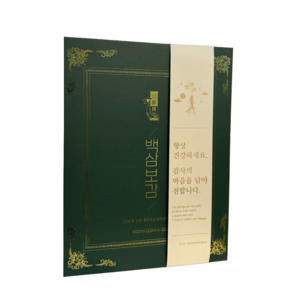 백삼보감 150년 산삼진액 30포 1박스 600ml, 1개