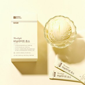 [장인정신에브리데이] 바닐라이트 바닐라맛 소화효소 탄수화물 단백질 분해 30포 1개, 90g