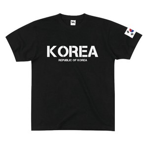 2023년 NEW 남녀공용 코리아 면 반팔 티셔츠 4종 KOREA