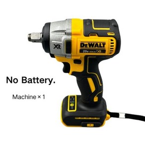 Dewalt 브러시리스 임팩트 렌치 20V 배터리 충전식 전기 리튬 무선 공구 DCF880, 3) No battey - UK, 1개