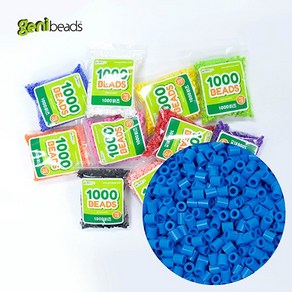 지니비즈(GENIBEADS) 리필용 싱글비즈_지니비즈 1000비즈, 라이트블루, 1개