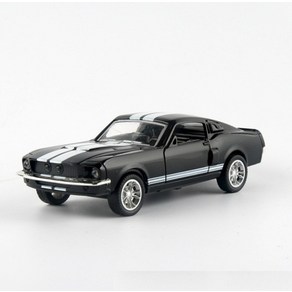 자동차다이캐스트 모형 수집 장식 자동차 fod mustang gt 1967 gt500, 검은 색, 1개