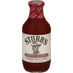 Stubb's Hickory Bourbon BBQ Sauce 18 oz Stubb's Hickory Bourbon BBQ 소스 18온스