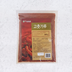 두레생협 국산 무농약 고춧가루 500g 매운맛 고추가루, 1개