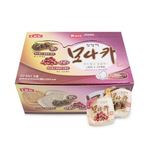 리리 찹쌀떡 모나카 밤맛 단팥맛 840g 소비기한 25.01.01 어르신 간식 옛날과자 찹쌀떡