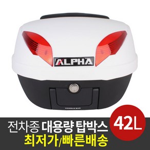 리어백 배달통 알파 베이직 탑박스 42L(화이트)