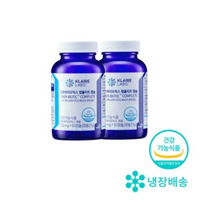 [냉장배송]클레어랩스 프로바이오틱스 컴플리트 캡슐 닥터피엔티 350mgX60캡슐x 2개, 60정