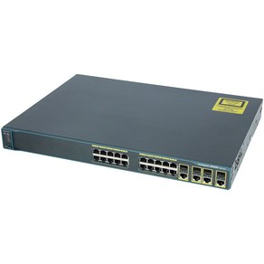 시스코 CISCO WS-C2960G-24TC-L 24포트 기가 중고 스위칭허브, 1개