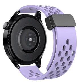 교체 스트랩 팔찌 Nothing CMF용 워치 접이식 Watch 버클 밴드 프로 22mm 2 마그네틱 실리콘 Po, Lilac, 22MM Width Band, 1개