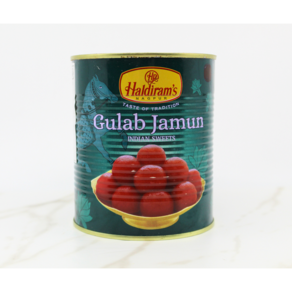 Haldiam's Gulab Jamun Indian Sweets Taste of Tadition 할디람스 굴랍 자문 인도 전통 디저트 달콤한 시럽에 담근 도넛 볼, 1kg, 1개