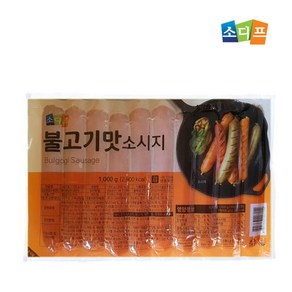 소디프 불고기맛소시지 1000g /후랑크소시지/간식용, 1kg, 1개