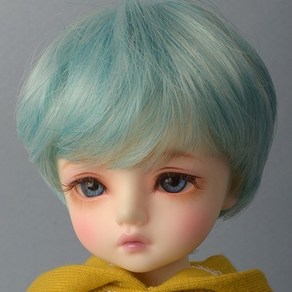 돌모아 구체관절인형 가발 USD 26cm 스타일링 숏컷 블루 (6-7) Zeke Short Cut Wig (Blue)