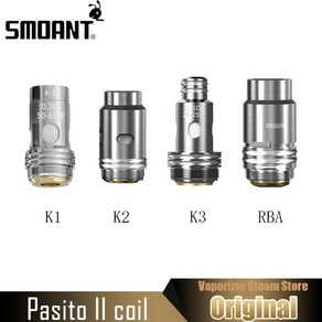 오리지널 Smoant Pasito II 코일 K 메쉬 코일 K1 K2 K3 RBA 코일 헤드 Pasito 2 / Pasito Kit / Knight 80, 04 1pc K RBA, 1개