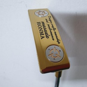 국내정품 MASUDA HONMA MH-005 단조 금장24K 일자퍼터, 길이 : 33인치, 길이/33인치