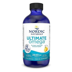 Nordic Naturals 얼티밋 오메가 리퀴드 레몬 맛 - 2840mg 오메가-3-