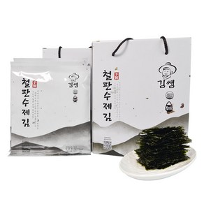 국산 고소한 김쌤 철판 수제 시골 김 조미김 160g(1박스), 2개