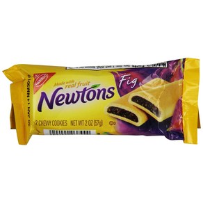 Nabisco 2 Oz Fig Newtons Fuit Chew Cookies 나비스코 2온스 무화과 뉴턴 과일 츄 쿠키, 1개, 56g