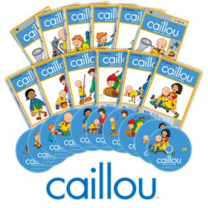 DVD (HD 2011 최신작) 까이유 익스플로러 더 월드 (10종+대본2권)-Caillou Exploe the Wold